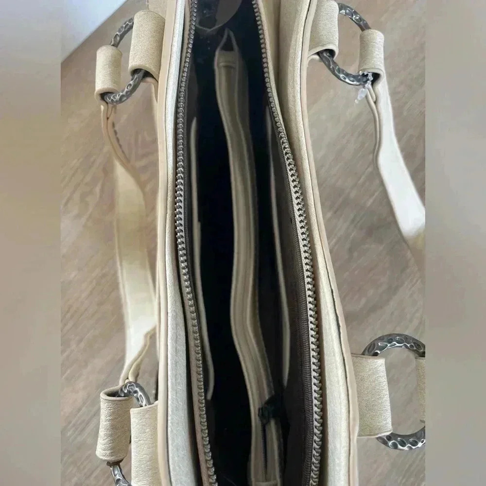 Montana West Trinity Ranch cowhide Leather Concealed Carry Tote NWT - Picture 11 of 17